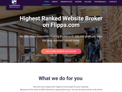 Just Website Brokerage