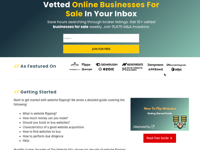 The Website Flip